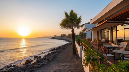 Beachfront pension with mesmerizing sunset views and seaside relaxation