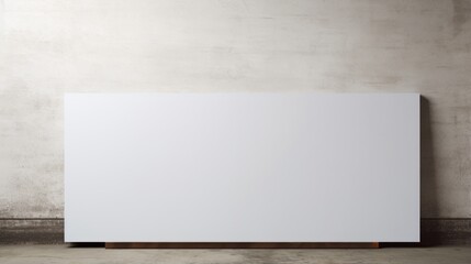 A blank canvas banner for custom designs