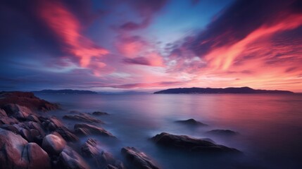 Fototapeta premium A dreamy, undefined seascape with a touch of serendipity