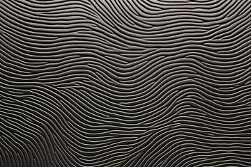 Macro view of a loop fingerprint pattern, showcasing the characteristic looping ridges. Generative AI