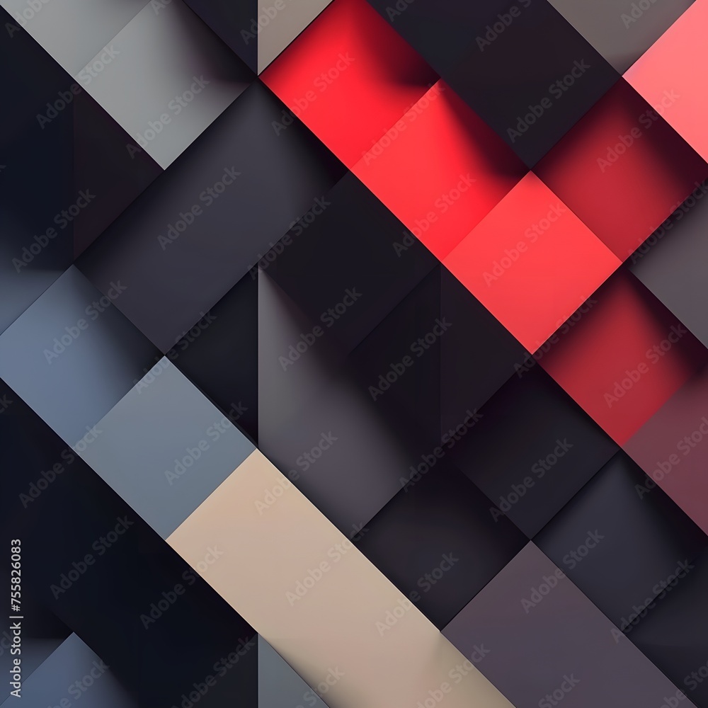 Poster background: seamless repetition of abstract geometric shapes creates a dynamic and versatile backdro