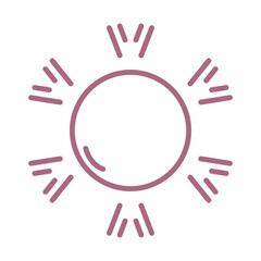 Obraz premium sun icon design