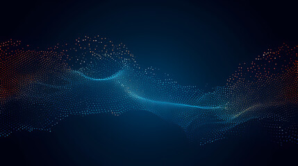 Starry sky gradient background with sparkling particles