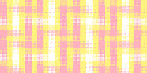 Gingham pattern background. Retro tablecloth texture. Abstract color full of Scott pattern. Pastel gingham seamless background for print on fabric. Vector art.