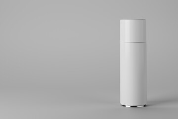 Spray paint mock-up. Spray paint template on studio background. 