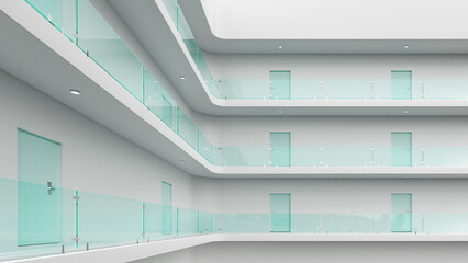 Fototapeta premium Arquitectura Moderna Minimalista 