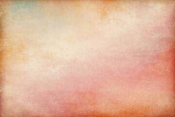 Obraz premium Grunge abstract, old paper texture, layered translucency creating depth, interplay of pastel pink and salmon pink hues, hinting at a faded history, detailed yet tactile surface appearance