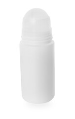 One roll-on deodorant isolated on white. Personal care product
