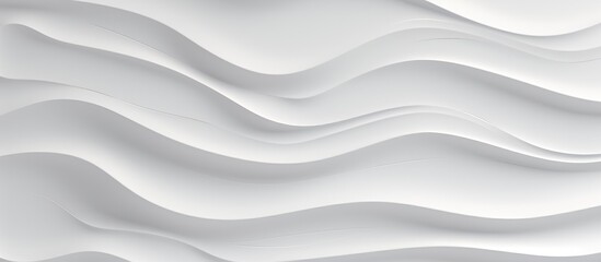 Abstract white texture in paper art style for various design purposes.