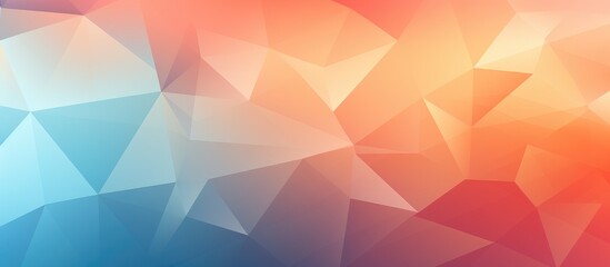 Obraz premium Polygonal Template with Gradient for Business Design