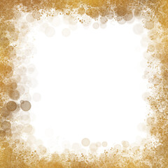 Fototapeta premium Gold frame paper frame 