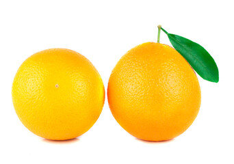 Oranges isolated on a white background