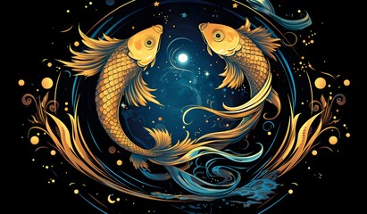 zodiac signs, Pisces, astrology, runes, metal medallion, medallion, analysis of horoscopes, celestial sphere with vertices at the poles of the ecliptic