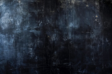 A dark, textured abstract with deep blue and black tones, suggesting the depth of an ocean abyss or...