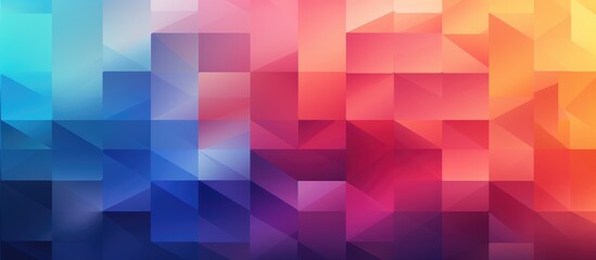 Obraz premium Abstract geometric background with colorful gradient design.