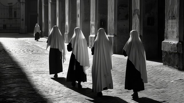 Nuns. A glimpse of religious women in the heart of City