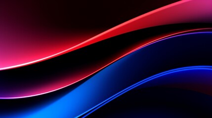 abstract blue and red wavy background with some smooth lines