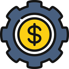 Money Management Cog Icon