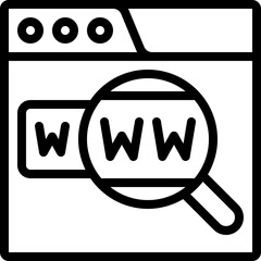 Website Search Icon