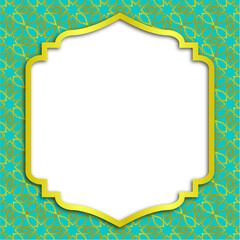 Islamic frame border art