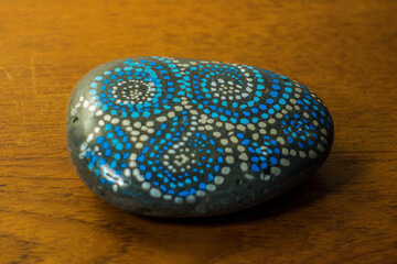 Painted stone
