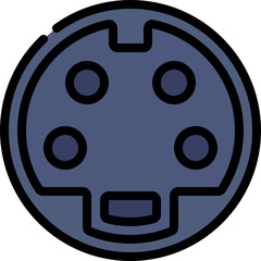 PS 2 Cable Port Icon