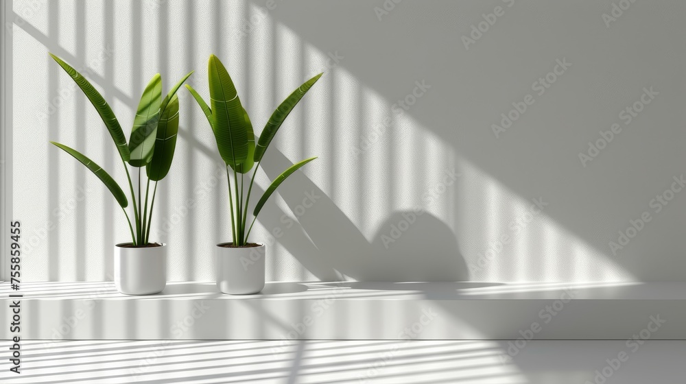 Aufkleber vibrant spring abstract minimalistic background with soft white tones and artistic simplicity