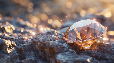 Brown Diamond Background