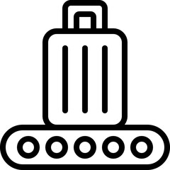 Obraz premium Baggage Claim Icon