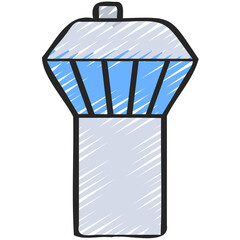 Air Traffic Control Tower Icon