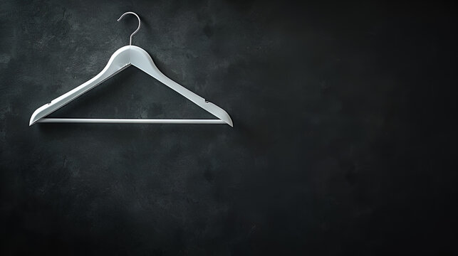 White clothes hanger, generative ai