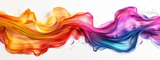 Color brush paint ribbon stroke swirl abstract splash background wave. Brush brushstroke color...