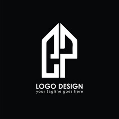 EP EP Logo Design, Creative Minimal Letter EP EP Monogram