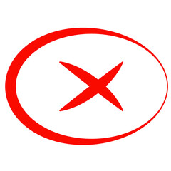 Fototapeta premium Red check mark, isolated tick symbols, checklist signs, and an approval badge. Flat and modern checkmark design, vector illustration.