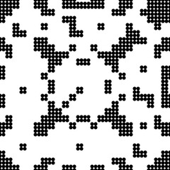 Seamless pattern. Circles ornament. Simple shapes wallpaper. Geometrical backdrop. Digital paper, web designing, textile print. Dots motif. Figures background. Vector.