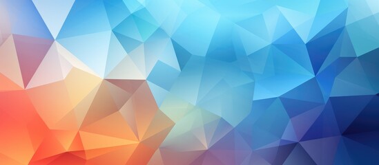 Fototapeta premium Polygonal Triangles and Shapes Decorative Pattern for Presentation Design