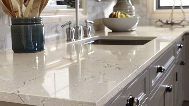 Quartz Counter Tops for Your Stylish Kitchen and Bathroom Surfaces. Stunning Stone Worktop Choices to Transform Your Home