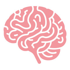 Human brain medical vector icon
