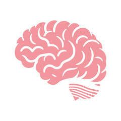 Human brain medical vector icon