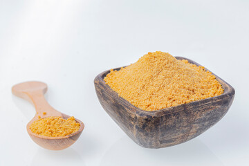 Ground piloncillo, a product of sugar cane