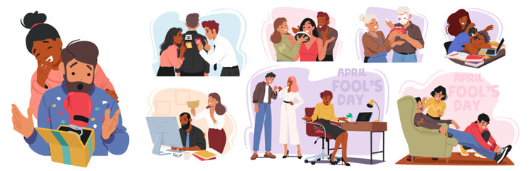 April Fools Day Brings Laughter As People Play Amusing Pranks, From Fake Spiders To Boxing Gloves and Fart Pillows