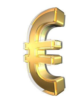 golden euro symbol