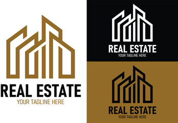 Logo for real estate home solutions that is a home solution, Real Estate Logo