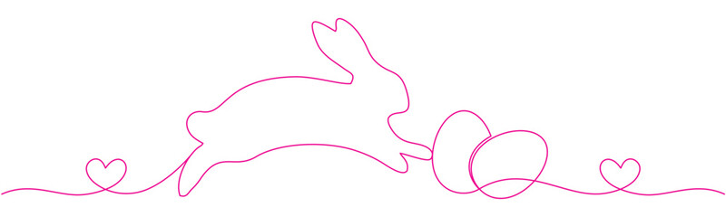 Illustration of a easter bunny egg of lineart style for easter day of vector	
