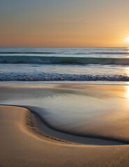 sunset at the beach