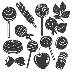 Silhouette candy collection set black color only