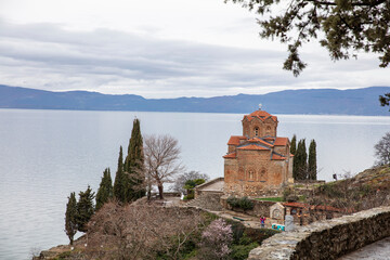 The Church of Saint John at Kaneo, Lake Ohrid, North Macedonia - 755889663