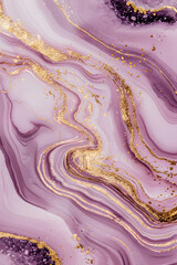 Pink and purple onyx crystal marble texture background. Natural polished quartz stone. Liquid...