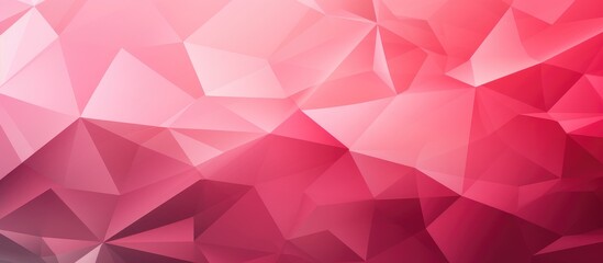 Polygons Template with Radiant Pink Design
