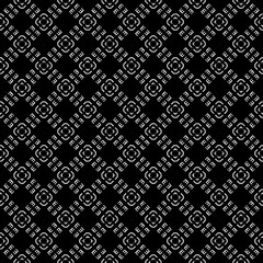 Black and white seamless abstract pattern. Background and backdrop. Grayscale ornamental design.